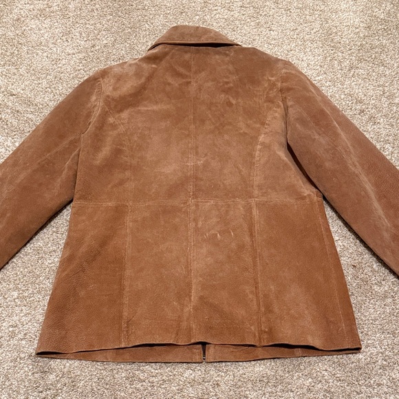 Free Country Women's Brown Leather Jacket - Picture 5 of 7